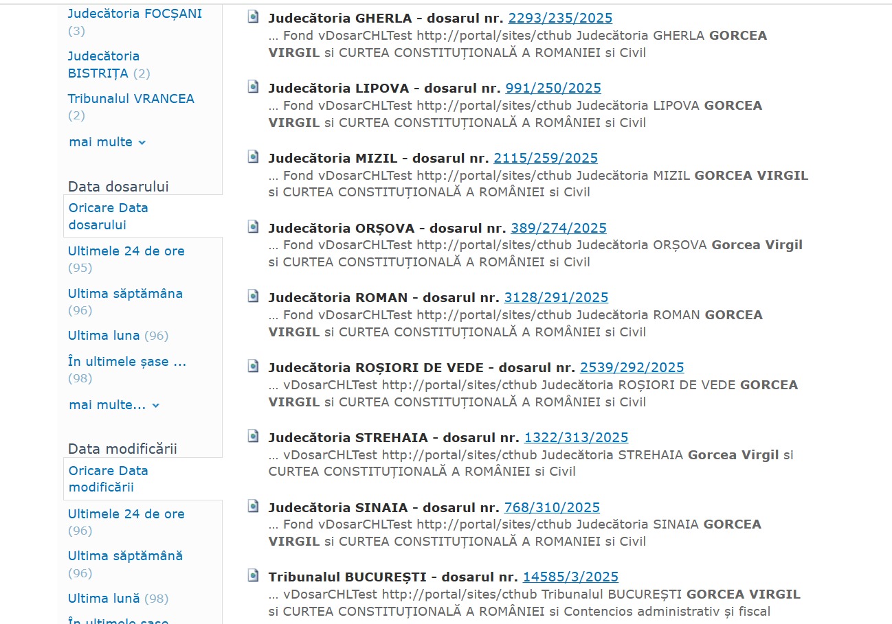 Cine e românul care a depus peste 100 de cereri la instanțe, cerând anularea hotărârii CCR vizând turul 2 al prezidențialelor. „Omul și bărbatul virgil din familia gorcea și vaida”