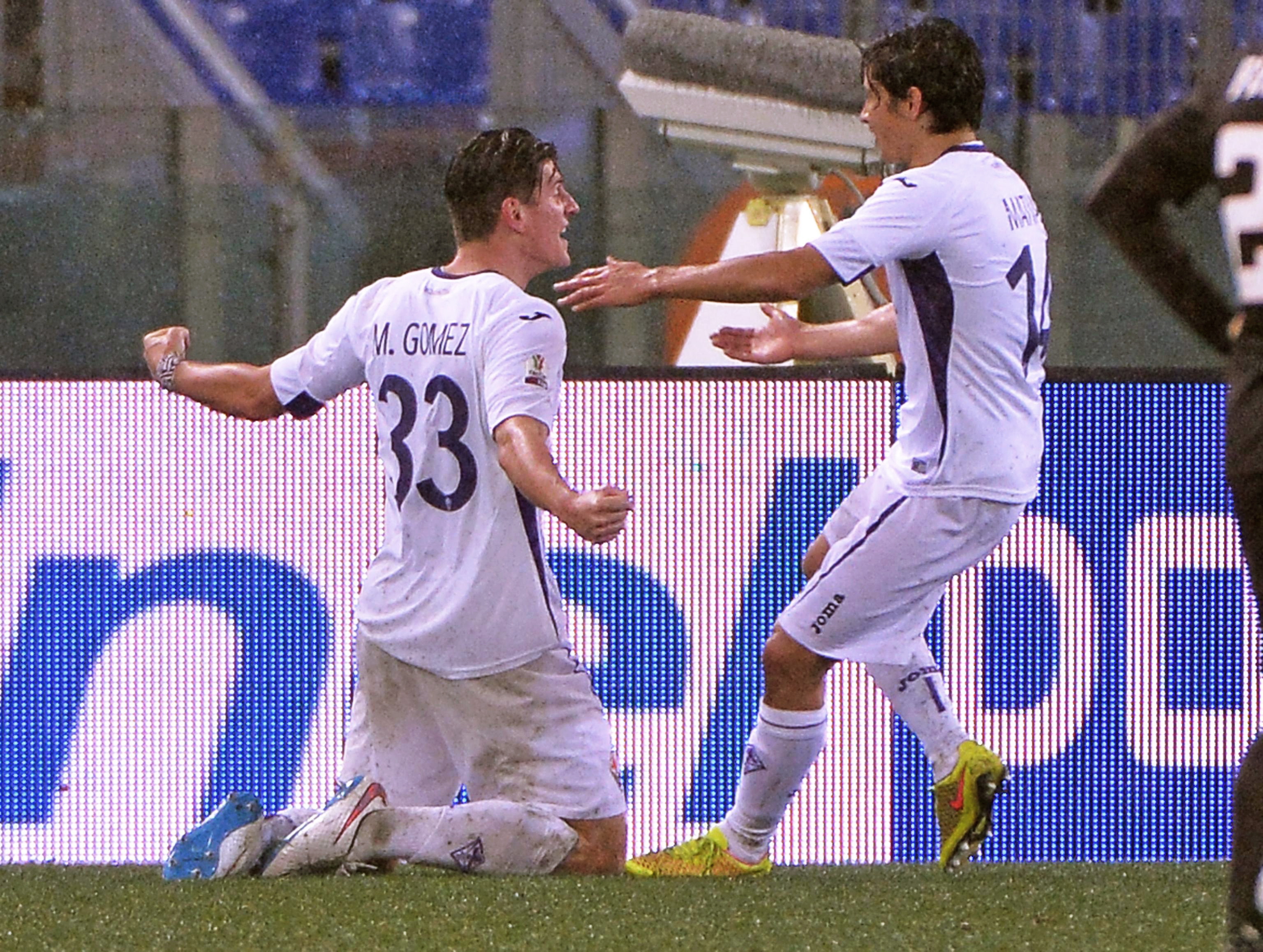 Zbor spre semifinalele Cupei Italiei! Mario Gomez a cucerit Roma, iar Fiorentina se pregătește de duelul cu Juventus / GALERIE FOTO