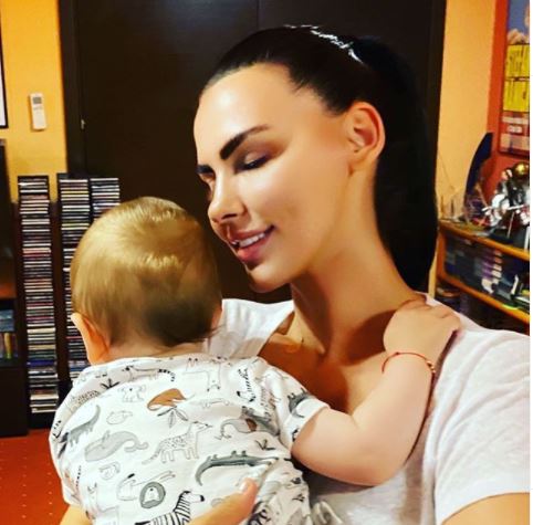 Imagini adorabile cu fiul lui Ștefan Bănică jr și al Laviniei Pîrva. Cât de mult a crescut Alexandru