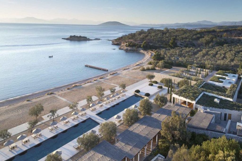 Vila exclusivistă în care Gerard Piqué a petrecut vara, în stațiunea grecească Amanzoe, unde a plătit în jur de 6.000 de euro pe noapte