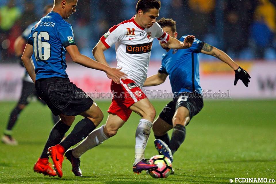 Liga 1, play-off, prima etapă: FC Viitorul - Dinamo Bucureşti 0-0. Reacţia lui Contra / VIDEO