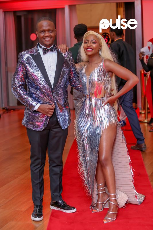 Pulse Presenters Amos Robi and Muthoni Irungu at the Pulse Influencer Awards 2024