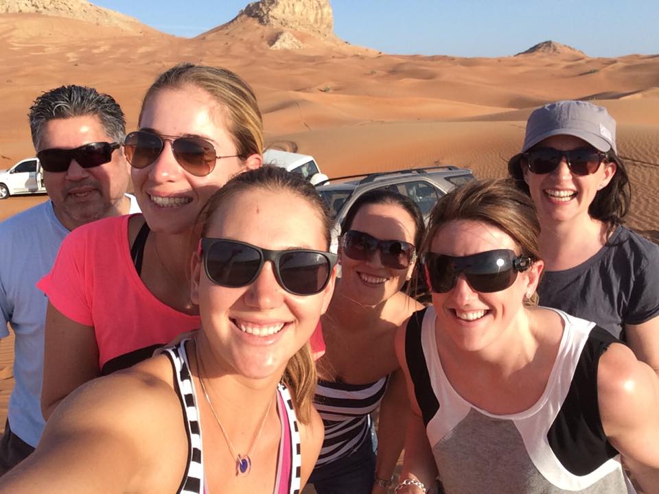 GALERIE FOTO / Cu cine s-a întâlnit o jucătoare de tenis din România în Dubai