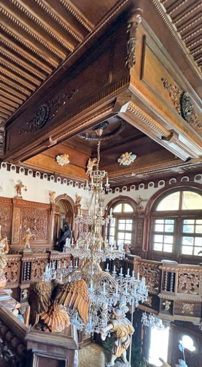 Cum arată în interior palatul lui Gradu Cârpaci, acuzat în Germania că a forțat un român să îi doneze un rinichi. A copiat interioare și picturi de la Castelul Peleș