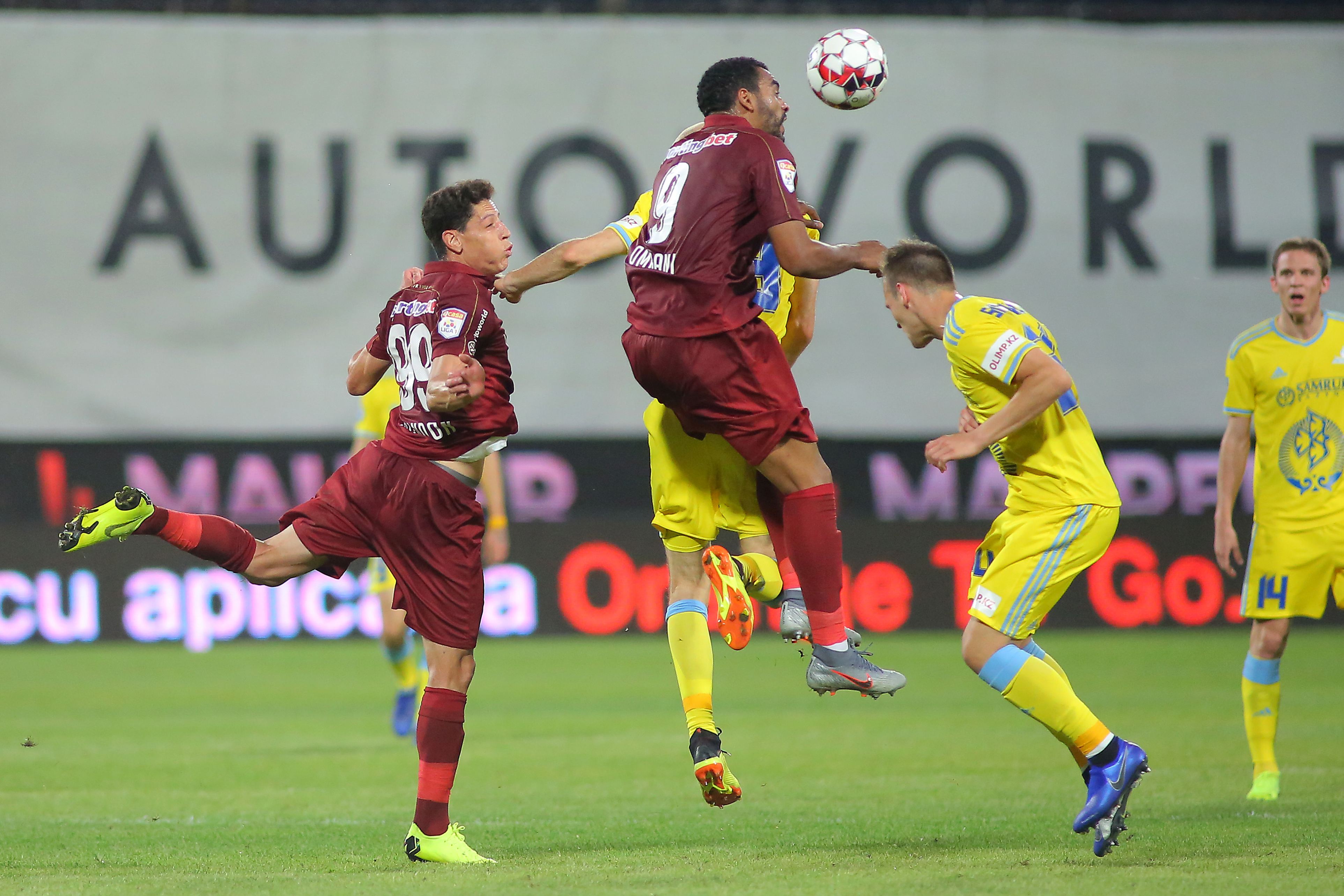 CFR Cluj - Astana 3-1, în turul 1 preliminar în Liga Campionilor. Billel Omrani, omul care a adus calificarea. Urmează Maccabi Tel Aviv