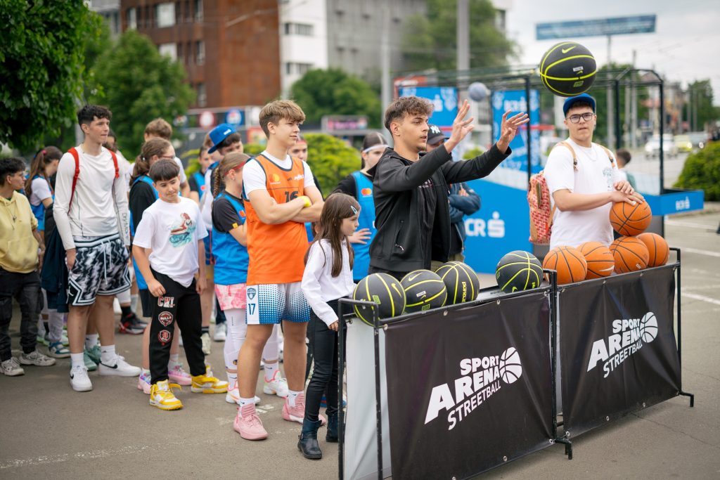 BCR Sport Arena Streetball a transformat parcarea Iulius Mall Iași într-o oază a sportului urban