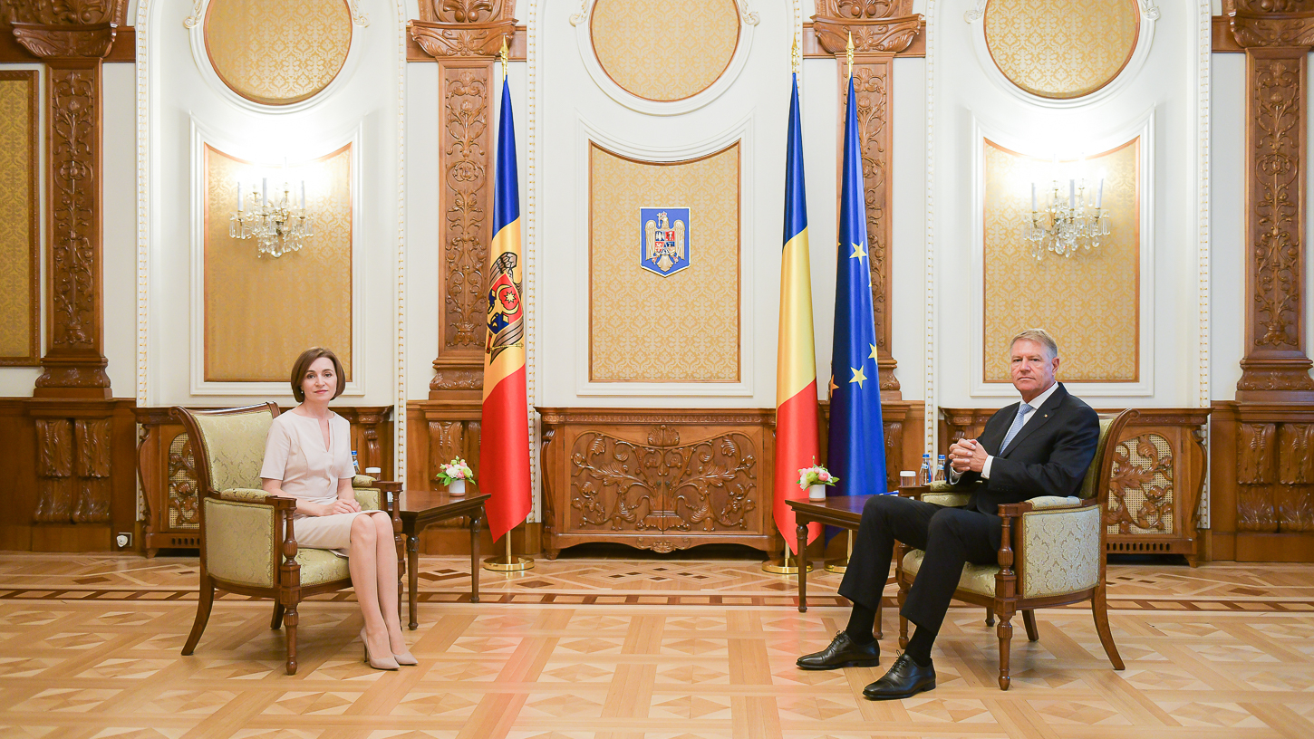 Klaus Iohannis a primit-o pe Maia Sandu la Cotroceni: „Nu vom abandona Republica Moldova”