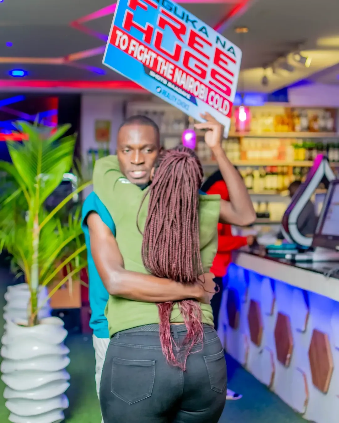 George Achoka: Kenyan man on mission to break Guinness World Record for most number of hugs by an individual in 24 hours