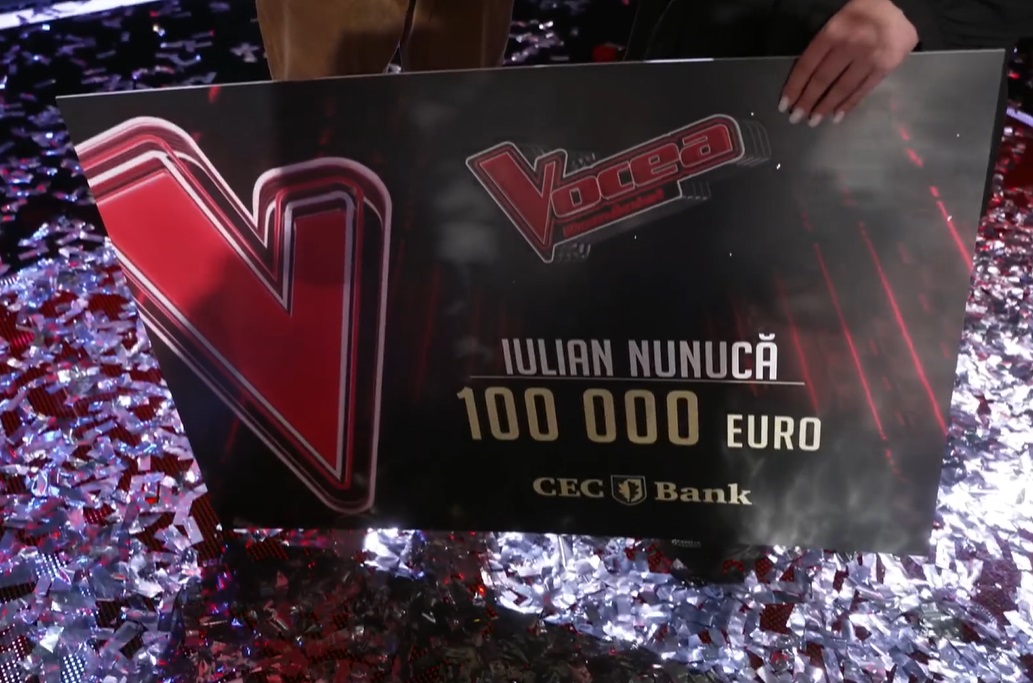 Iulian Nunucă a câștigat „Vocea României”, sezonul 10 și premiul în valoare de 100.000 de euro. Primele declarații: „Nu m-am așteptat vreodată să ajung aici”
