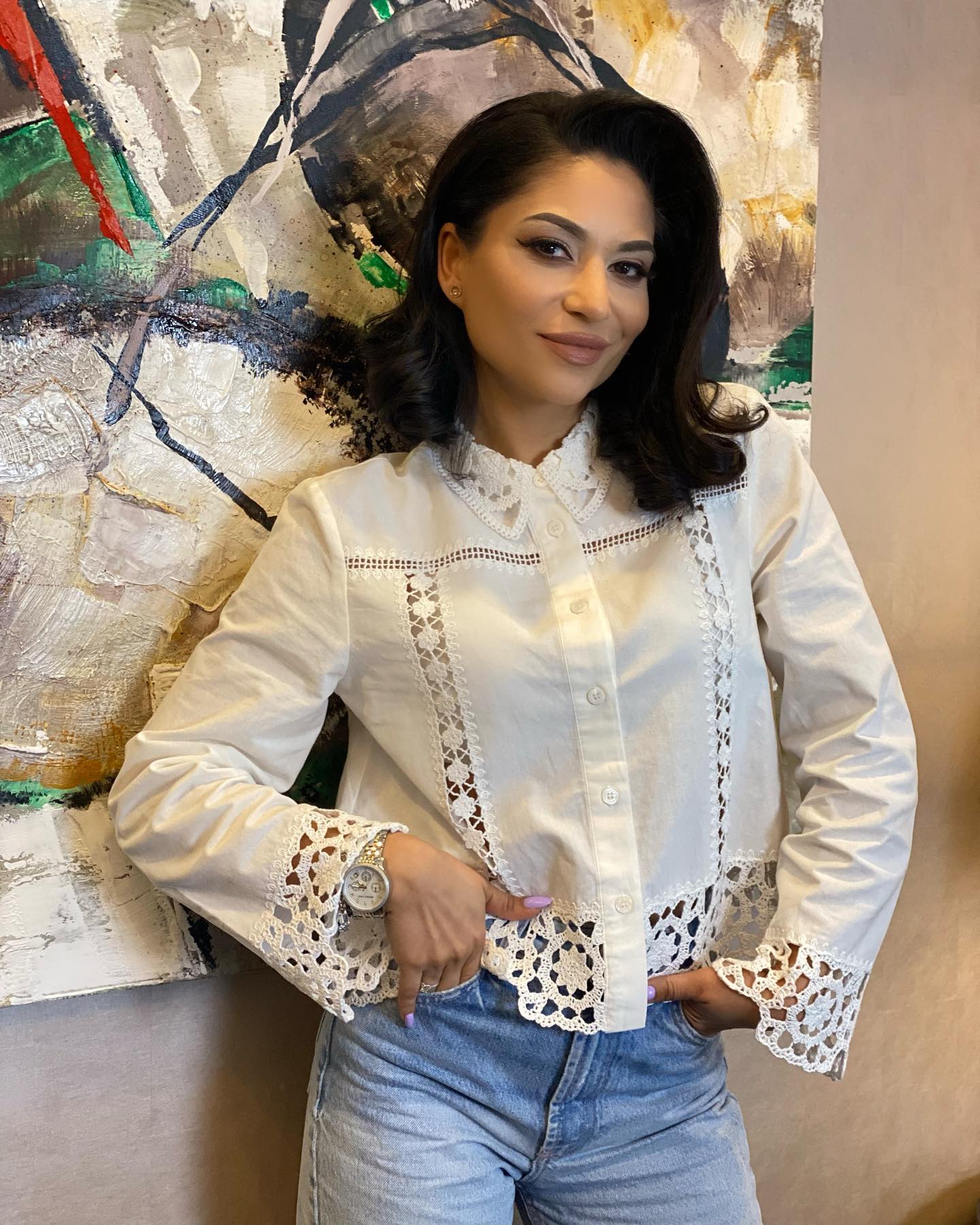Nasrin Ameri a născut un băiețel. Valentina Pelinel și Cristi Borcea îl vor boteza