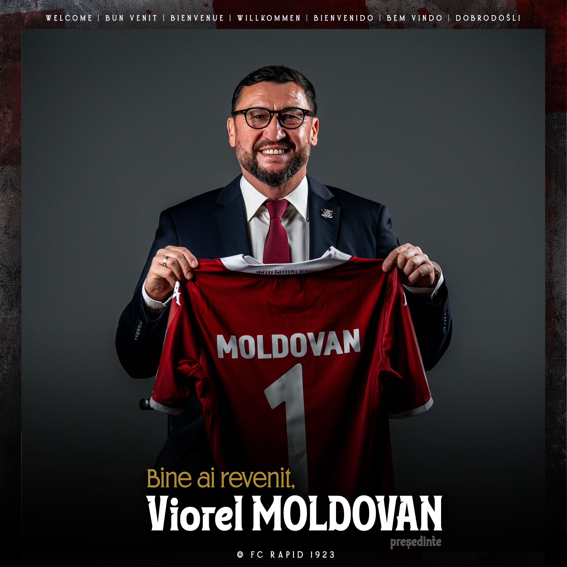Viorel Moldovan, noul preşedinte al echipei Rapid după plecarea lui Daniel Niculae: „Sunt mândru şi onorat”