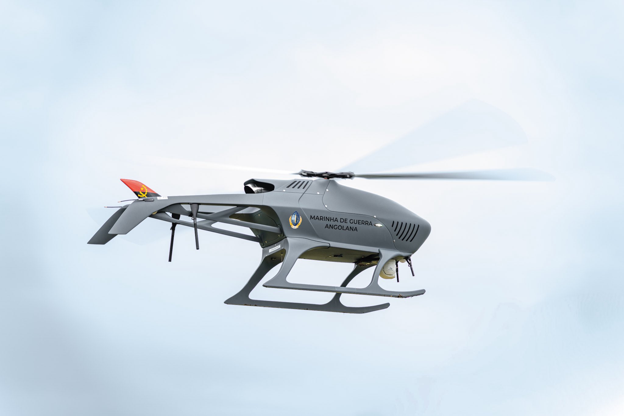Africa’s 3rd strongest air force receives half a dozen HT-100 unmanned helicopters from the UAE as part of a €1 billion deal for 3 warships