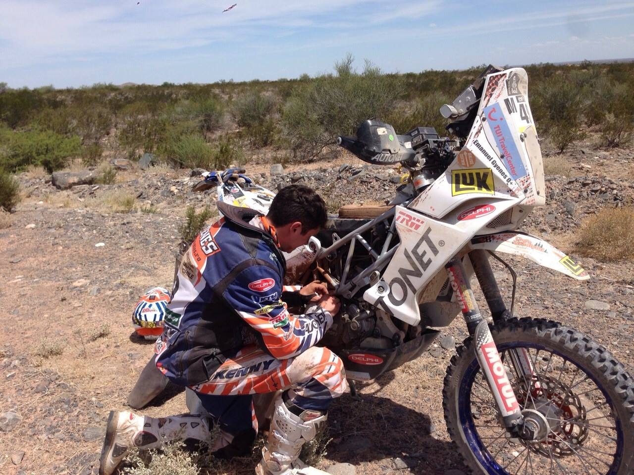 Mani Gyenes a mai depăşit un hop în raliul-raid Dakar
