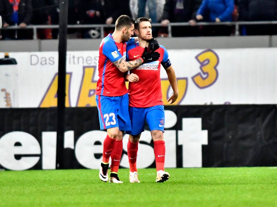 Liga 1, etapa 19. Steaua - Pandurii 3-1. Roș-albaștrii s-au trezit după pauză și au revenit în frunte. Reacții / LIVETEXT & VIDEO