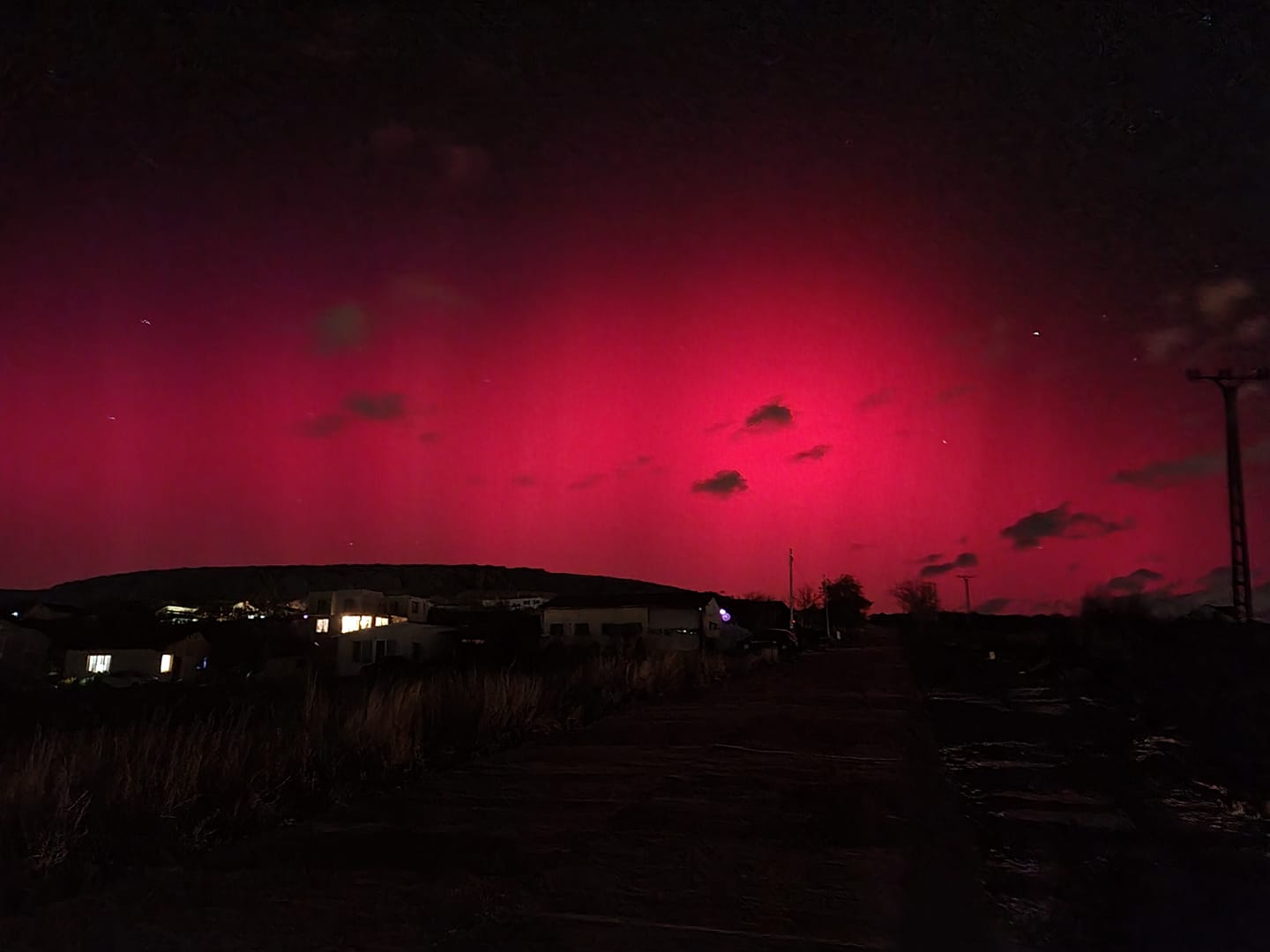 FOTO Aurora boreală, vizibilă din România. Unde a putut fi observat fenomenul rar
