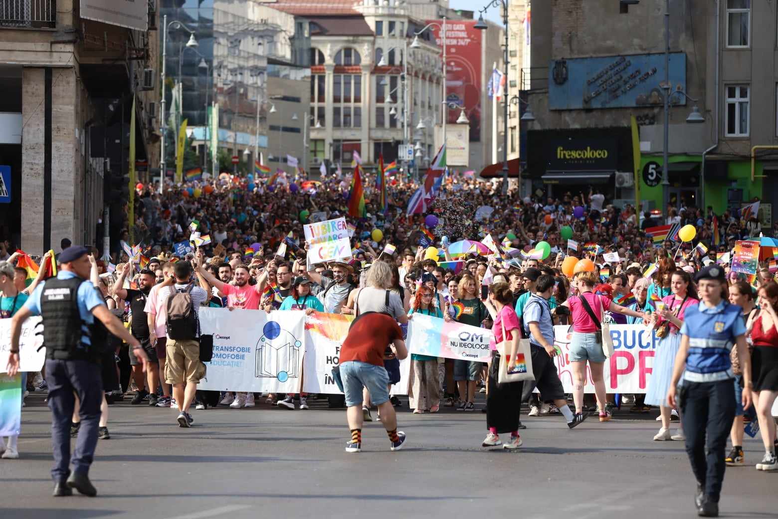 Marşul Bucharest Pride 2024 a strâns 27.000 de participanți, cel mai mare eveniment de până acum
