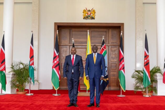 File image of President William Ruto and Prof. Kithure Kindiki at State House, Nairobi