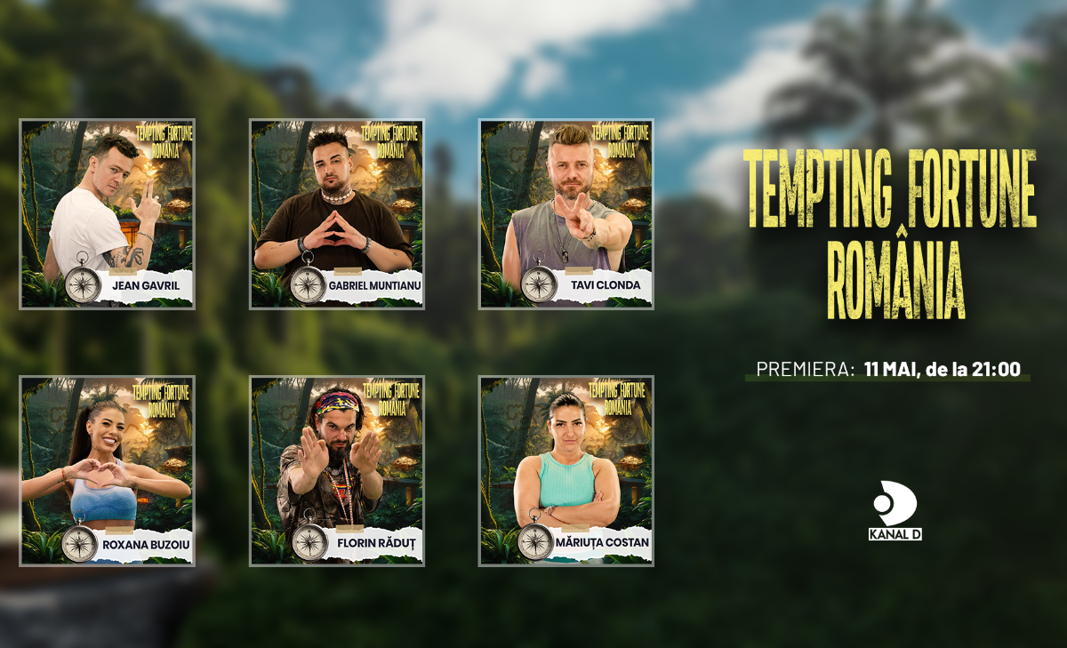 Lista completă a concurenților de la Tempting Fortune România. Deea Maxer, Tavi Clonda și Jean Gavril sunt printre participanți