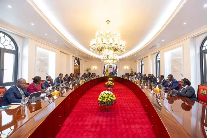 Kenya approved $350 million in shareholder financing for Kenya Airways on 9 October 2026. Cabinet meeting at State House on October 9, 2026/PCS via The Star
