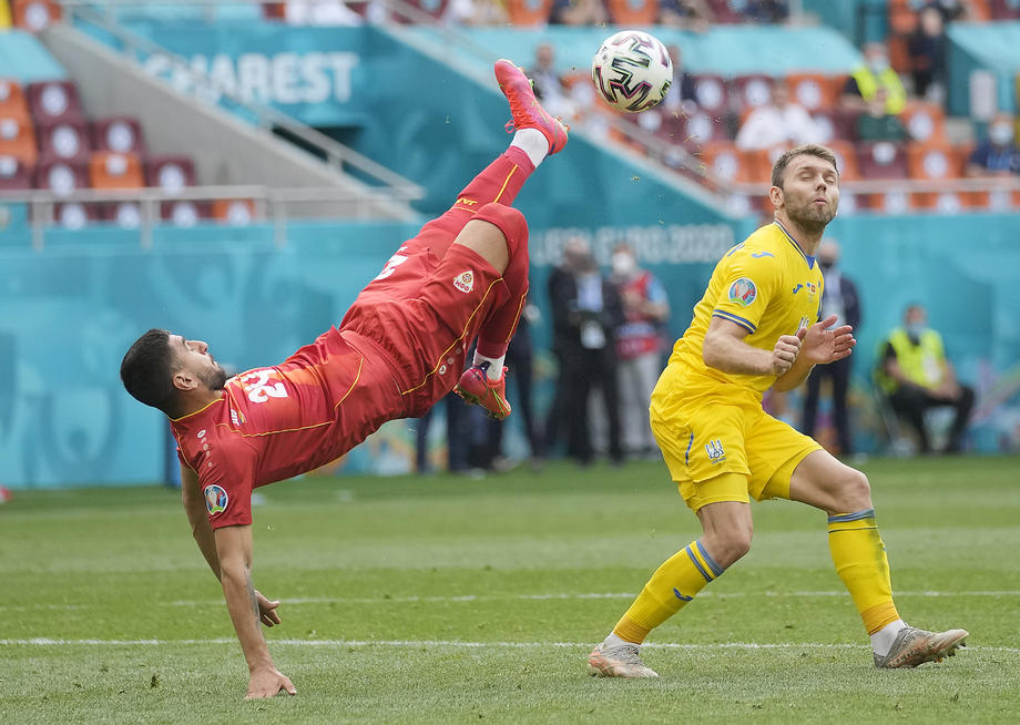 Ucraina a învins Macedonia de Nord, în cel de-al doilea meci de la Euro 2020 jucat pe Arena Națională