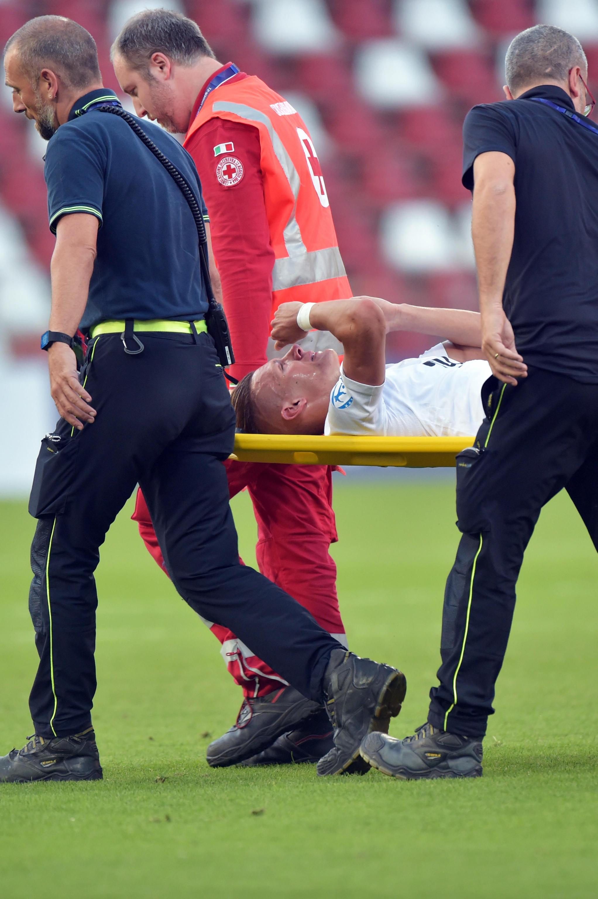 Diagnostic crunt pentru austriacul Hannes Wolf. Fotbalistul a suferit o fractură de tibie și peroneu la Euro 2019