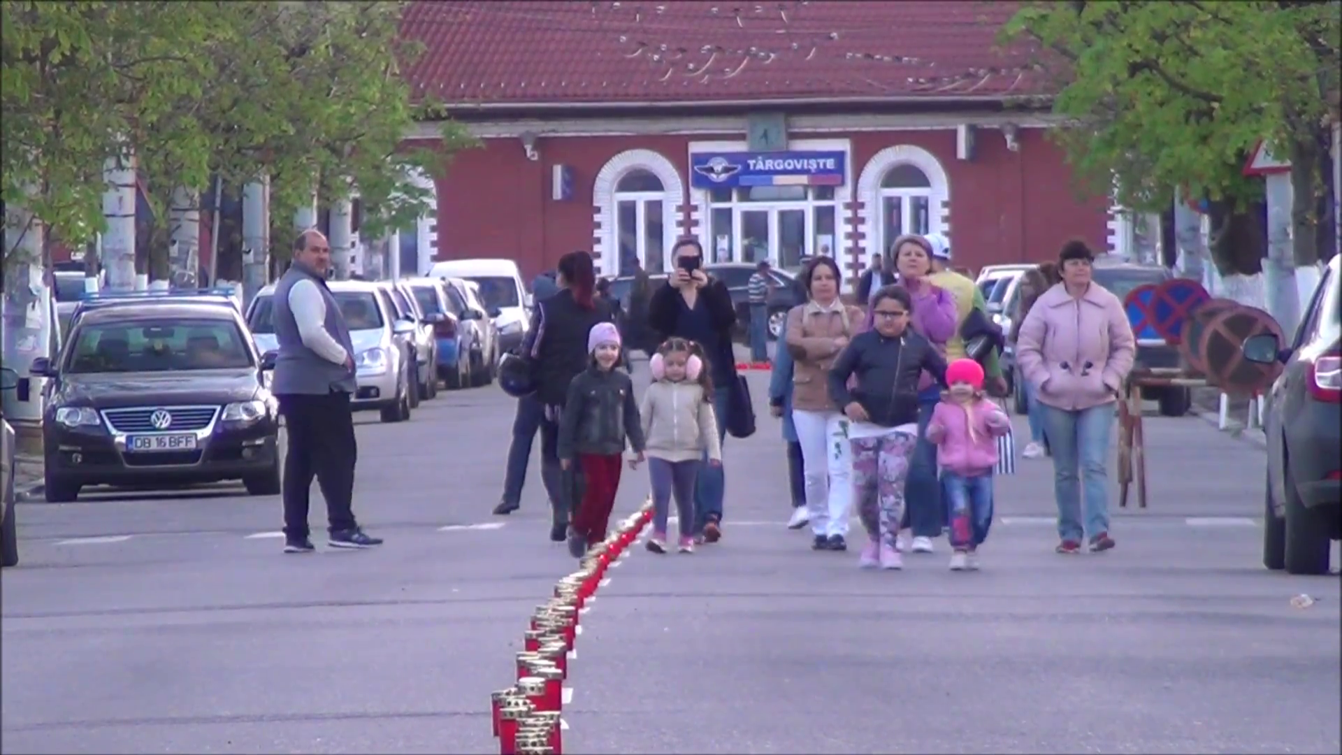 Calea Luminii la Târgoviște. 2018 lumânări, aprinse în Joia Mare