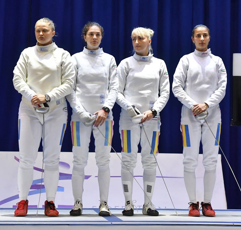 Primire de gală pentru medaliatele cu bronz la spadă la Campionatele Europene de scrimă / FOTO