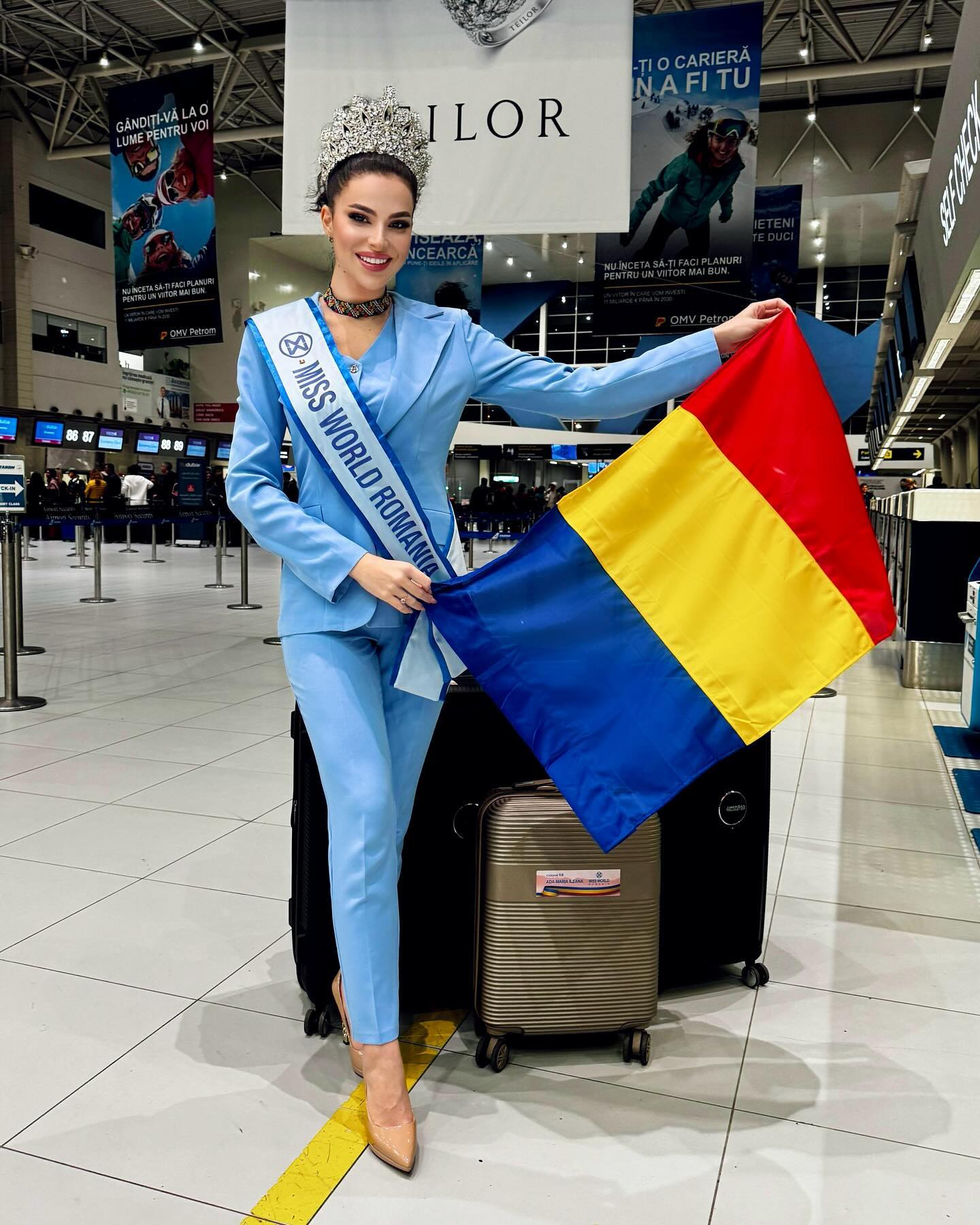 Ada-Maria Ileana, reprezentanta României la Miss World 2024, prima reacție după ce a pierdut titlul: „Plec cu inima plină de bucurie”. Iulia Vântur a susținut-o în India