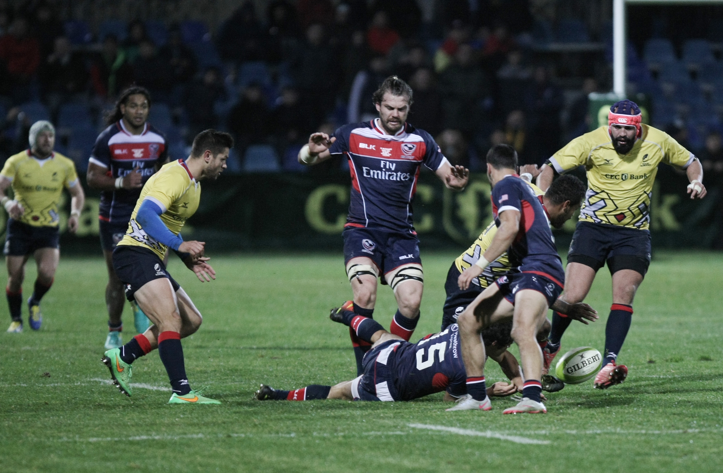 România a învins SUA la rugby. Florin Vlaicu a devenit cel mai selecţionat jucător român din istorie | GALERIE FOTO