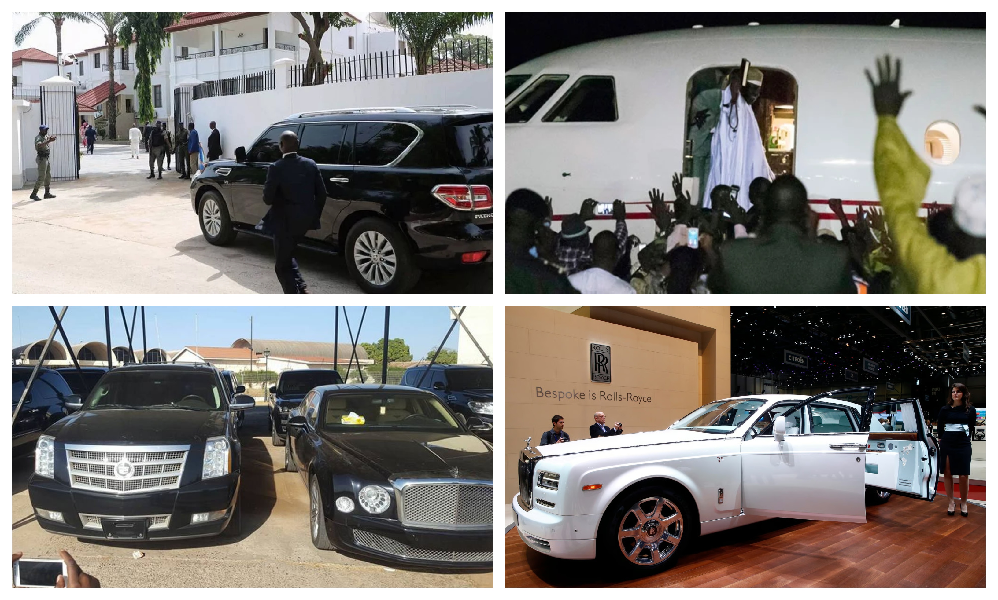He reportedly acquired customised Rolls-Royces, Bentleys, Cadillac Escalades and multiple limousine-style Hummers 