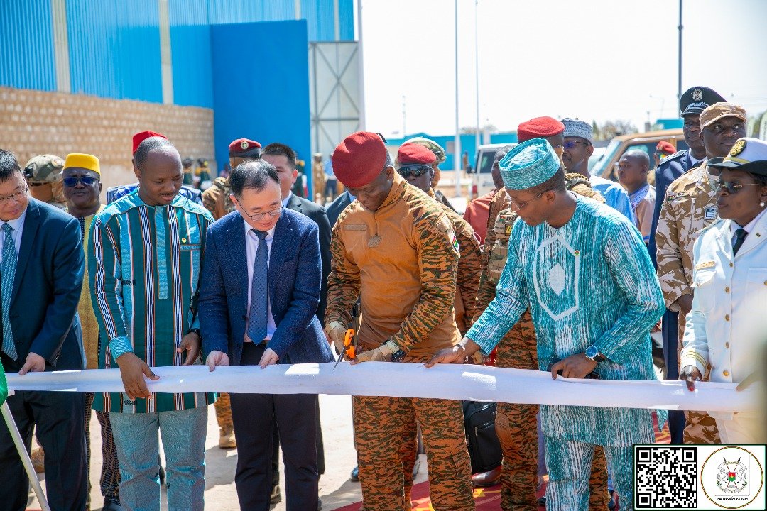 Burkina Faso’s junta inaugurates cement plant with Chinese support