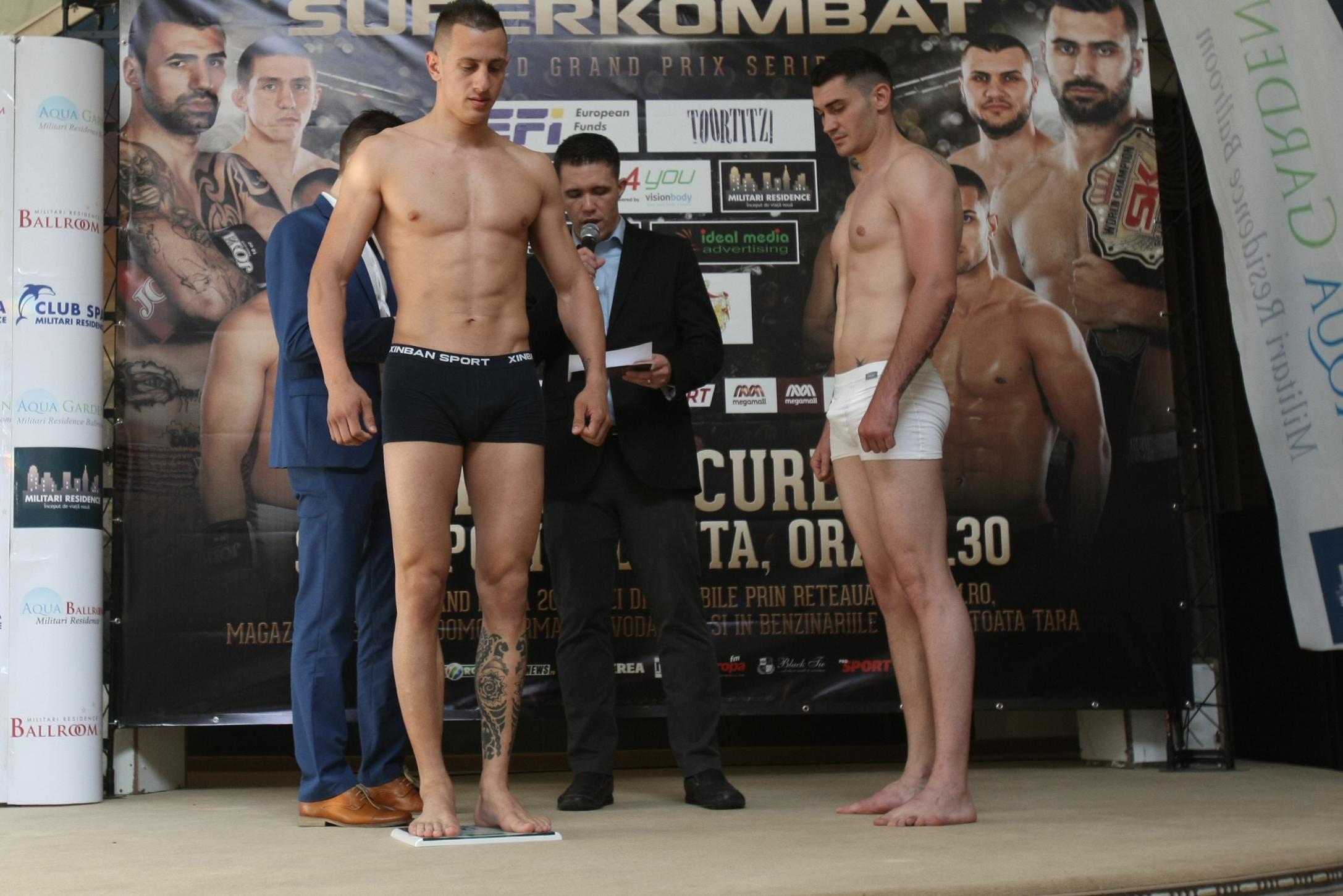 Luptătorii de la Superkombat București au trecut cu bine de proba cântarului oficial / GALERIE FOTO