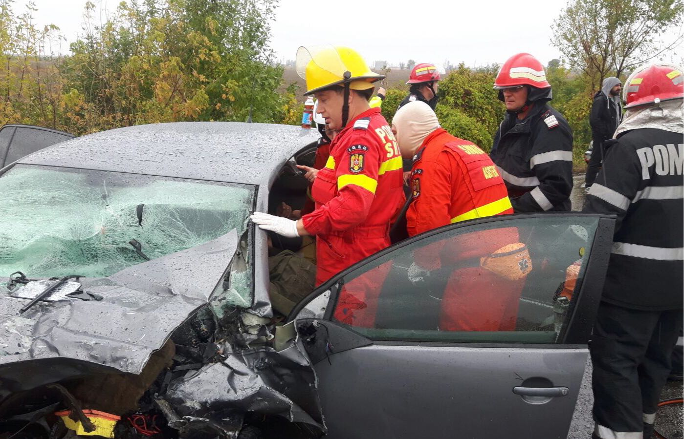 VIDEO | Accident grav la Urziceni. S-a activat PLANUL ROȘU de intervenție. Un mort și 14 răniți