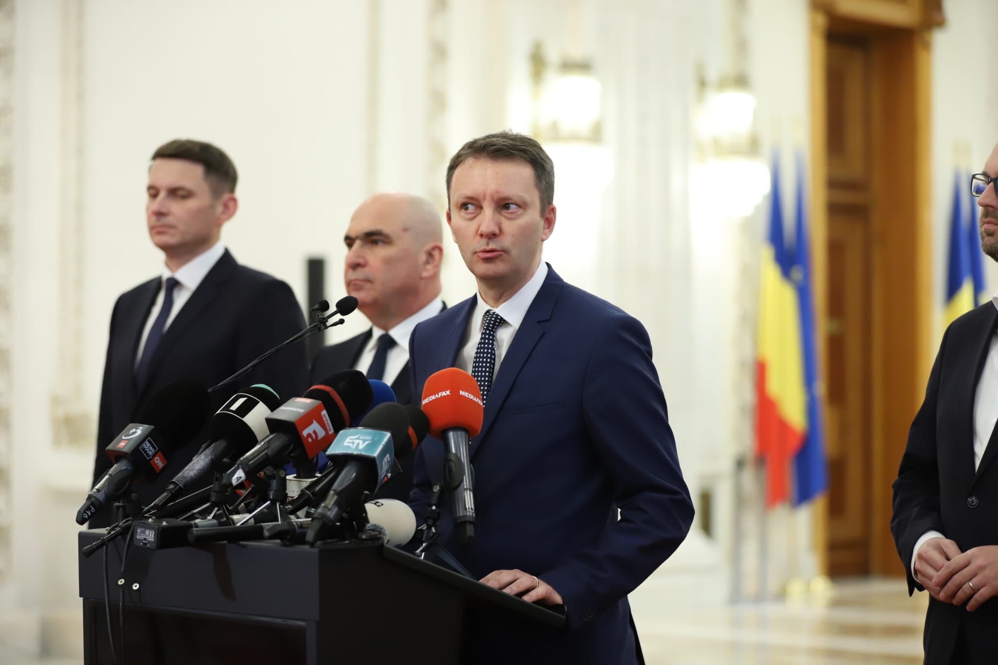 Siegfried Mureșan, Ilie Bolojan, Dominic Fritz, Tanczos Barna la Palatul Parlamentului