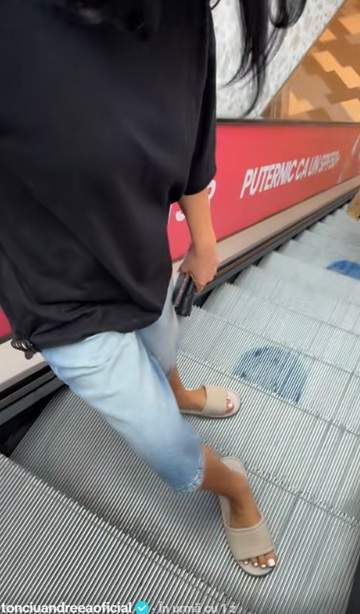 Cum a apărut Andreea Tonciu la mall. Prietena ei a filmat-o și a publicat imaginile. „Noua modă pe 2027”