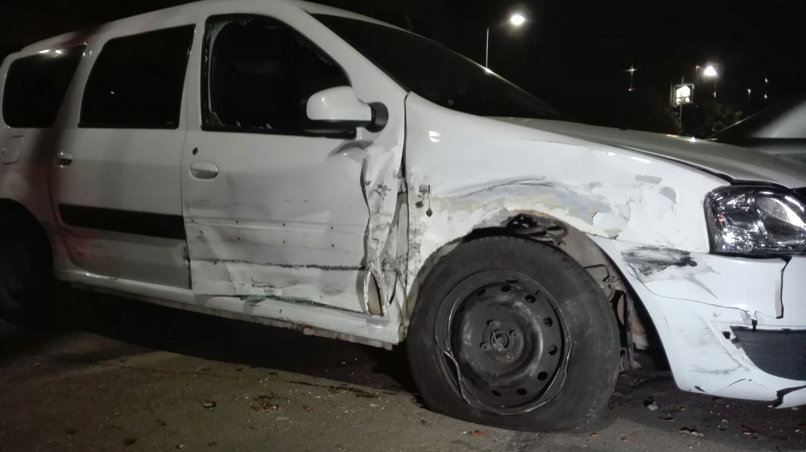 A lovit mașina Poliției într-un accident la Constanța. Ce explicație a avut studentul neatent, aflat la volan