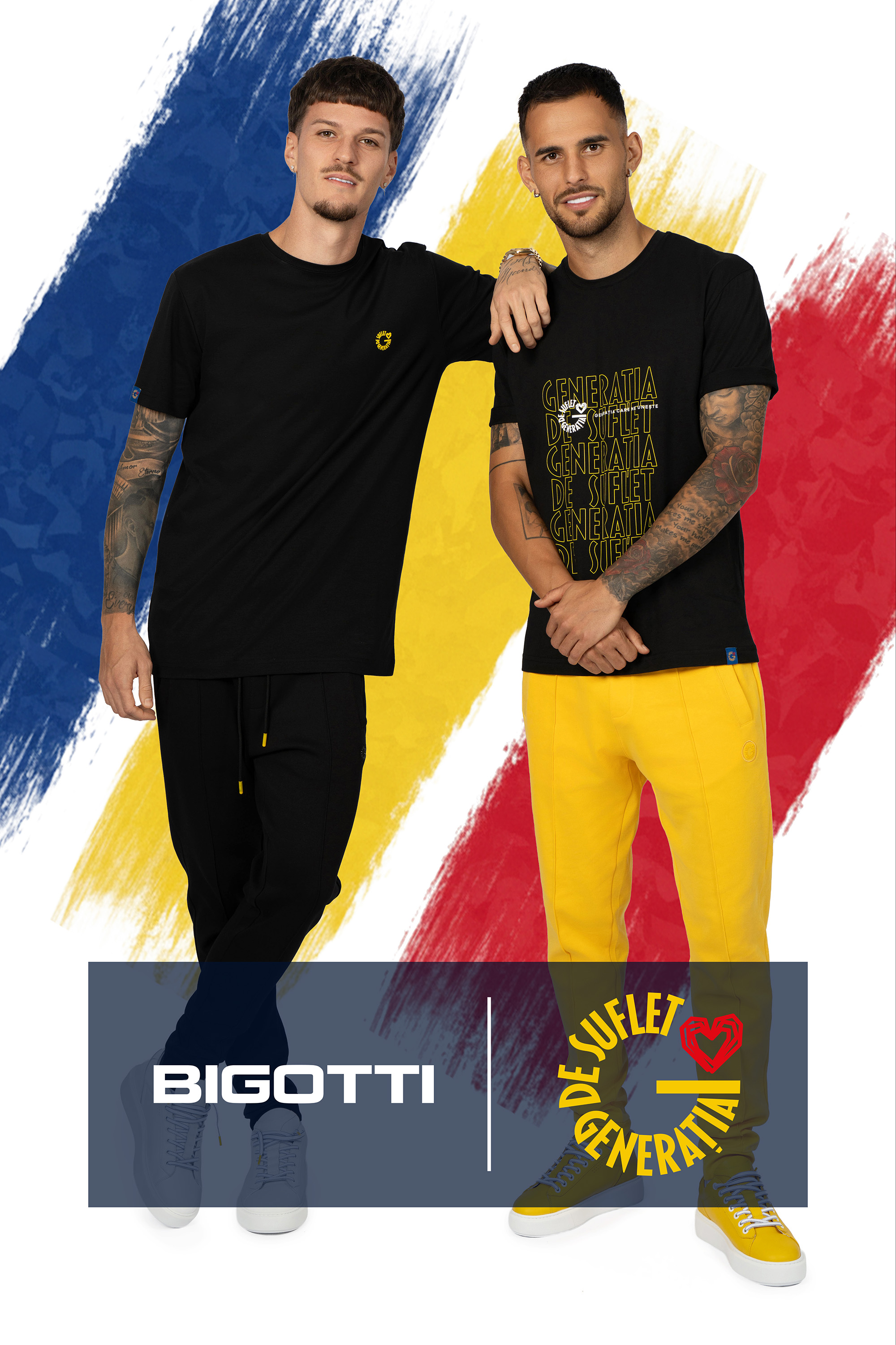 BIGOTTI și Federația Română de Fotbal lansează colecția dedicată „Generației de Suflet” - un omagiu adus românilor uniți de fotbal