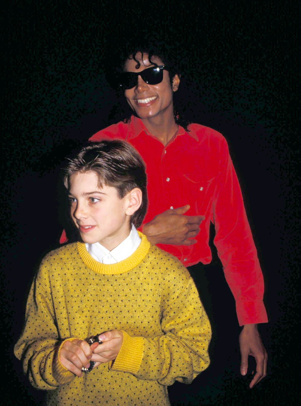 Imagini rare cu băieții lui Michael Jackson. Prince și Bigi, prezenți la premiera filmului biografic despre tatăl lor