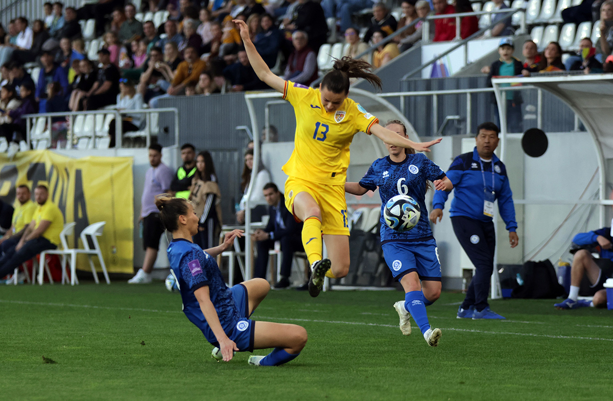 Au trecut de kazahe. Naționala feminină de fotbal a României, a doua victorie în preliminariile Euro 2025
