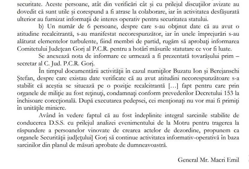 Revoltă pentru pâine în România comunistă. Cum a fost reprimat cu focuri de armă protestul minerilor din Motru, în octombrie 1981