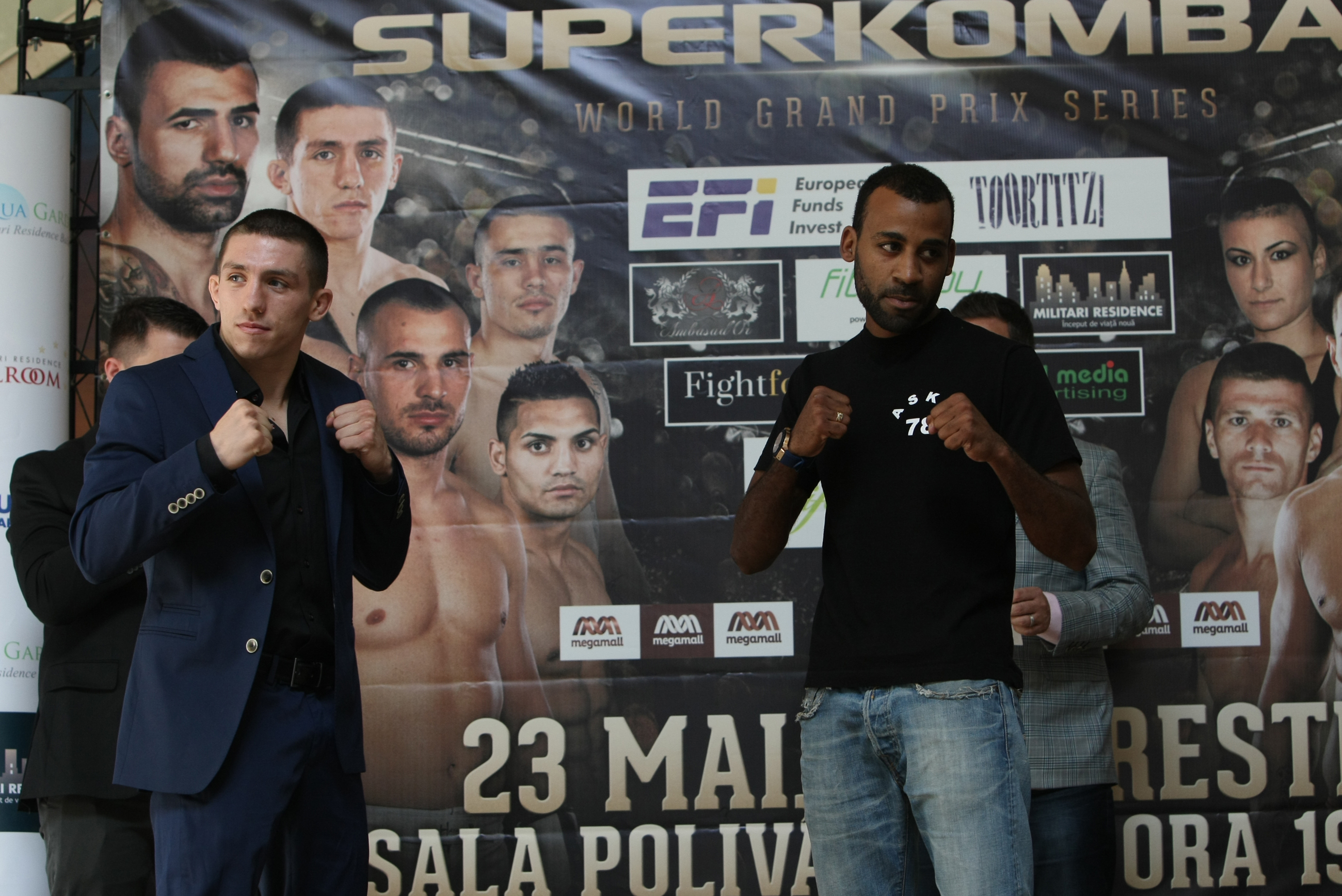 Luptătorii de la Superkombat București au trecut cu bine de proba cântarului oficial / GALERIE FOTO