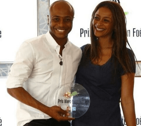 Andre Ayew and Mother; Maha Ayew