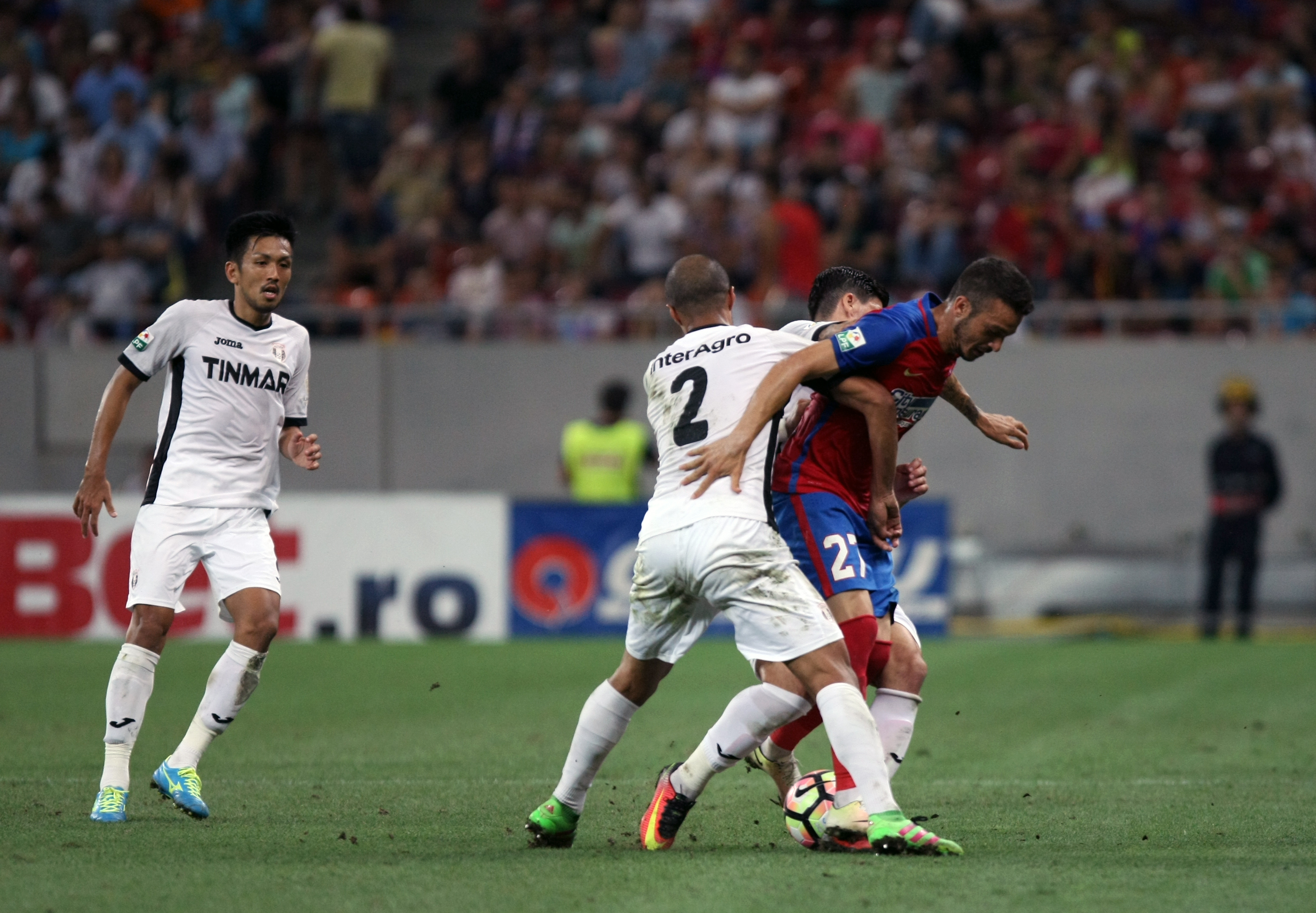Liga 1, Etapa a 7-a. Steaua - Astra 1-0. GOLdrin a decis jocul, dintr-o lovitură liberă! Junior Morais, eliminat în final! Meciul s-a încheiat cu îmbrânceli/ VIDEO&FOTO