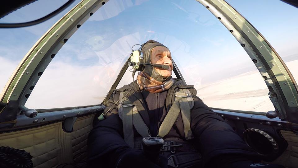 FOTO| Un pilot din Al Doilea Război Mondial a zburat de Centenar, deși are 99 de ani