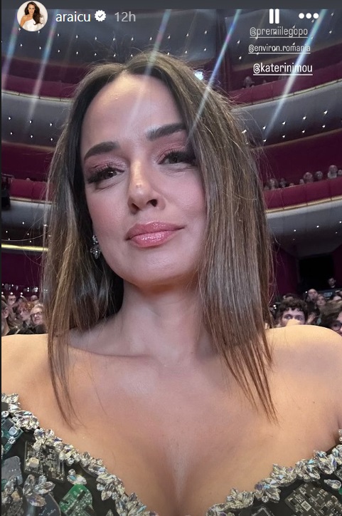 Corsetul purtat de Andreea Raicu la Premiile Gopo 2024 a fost realizat din piesele unui calculator: „Deșeurile sunt resurse, nu gunoi”