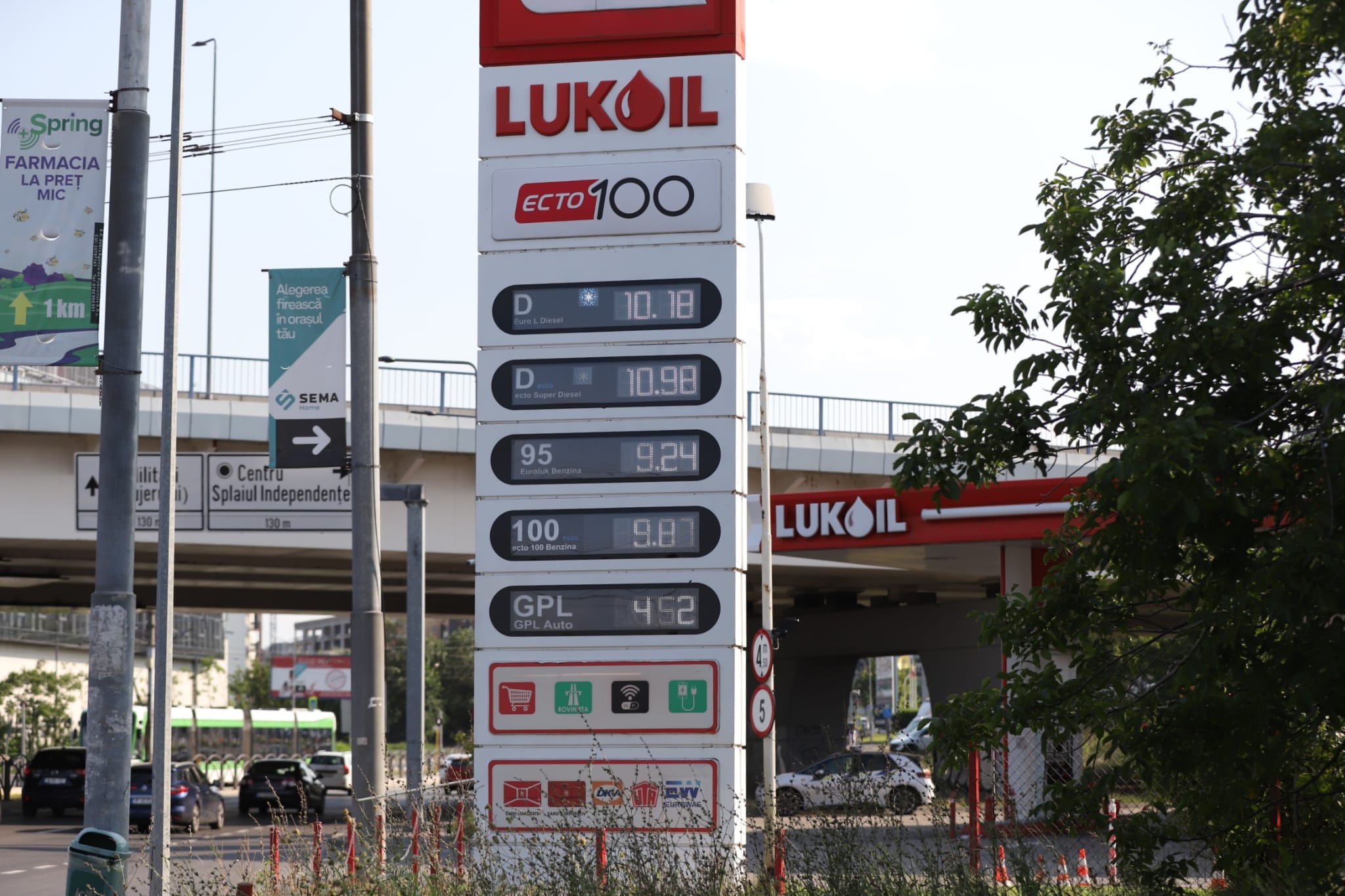 Motorina a depășit pragul istoric de 10 lei pe litru în stațiile Lukoil după o nouă scumpire