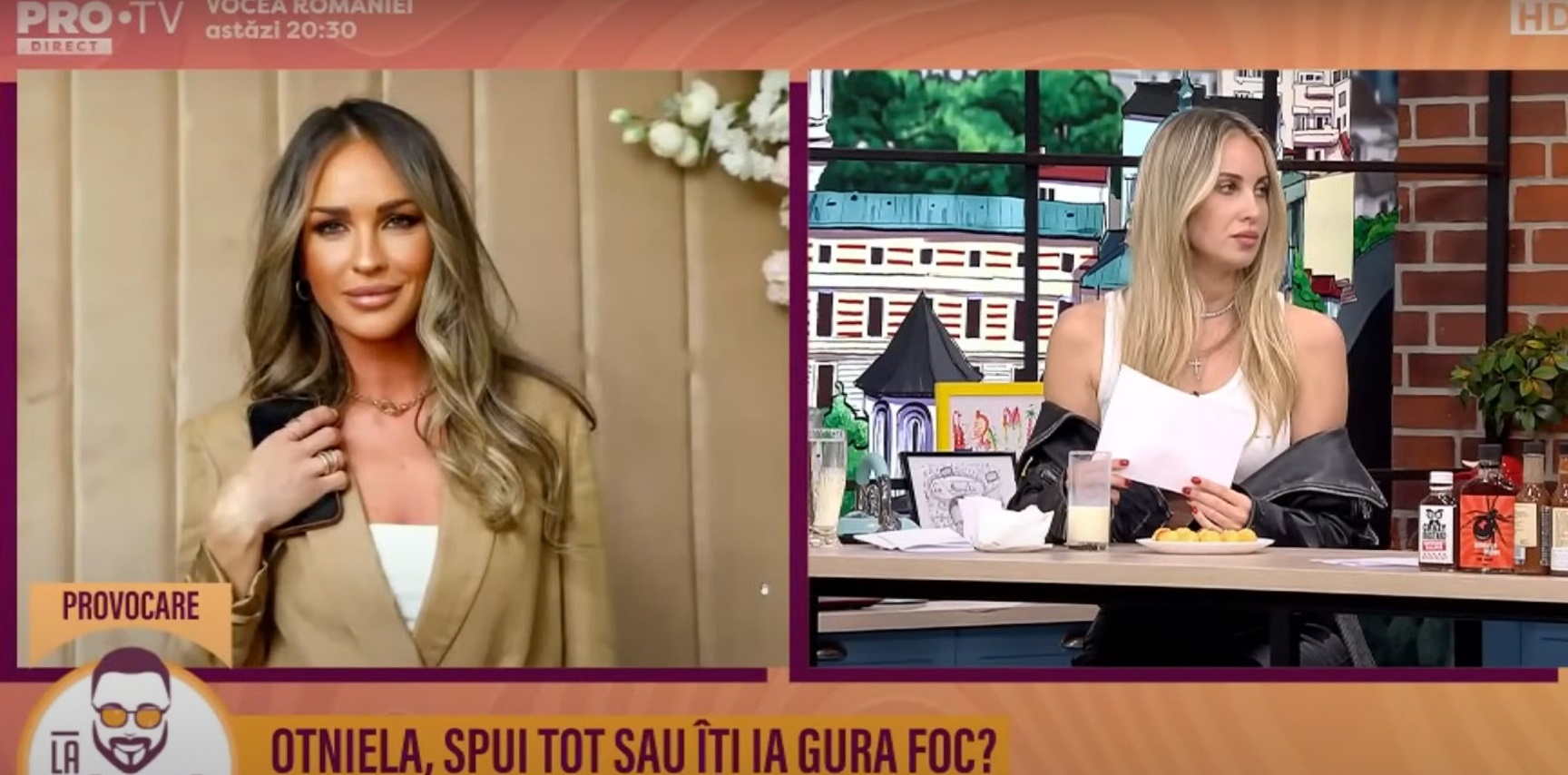 Răspunsul dat de Otniela când a fost întrebată care i se pare cea mai nesuferită vedetă din România: „Diana Munteanu! Nu trebuie să placi pe toată lumea, nu?”