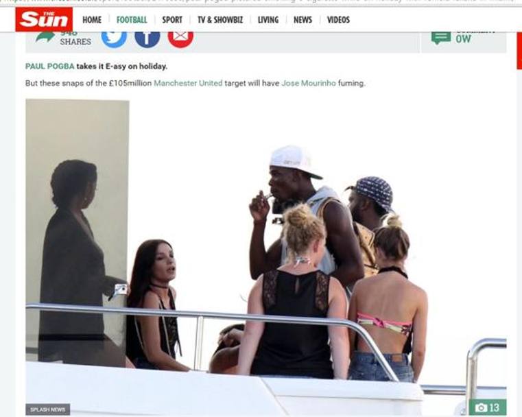 Francezul Pogba, prins în ofsaid. Tocmai când a fost cumpărat de Man. United, s-a apucat de alt sport, la Miami / GALERIE FOTO