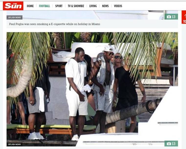 Francezul Pogba, prins în ofsaid. Tocmai când a fost cumpărat de Man. United, s-a apucat de alt sport, la Miami / GALERIE FOTO