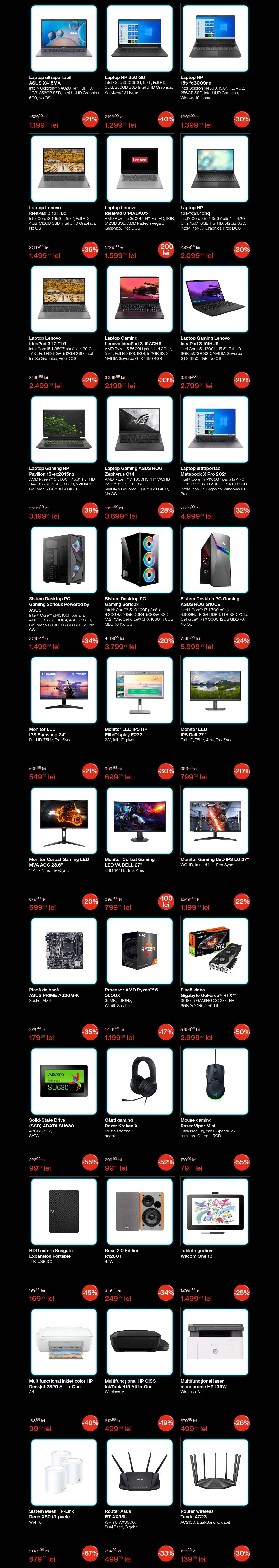 eMag Black Friday 2021. Catalogul eMag cu reduceri